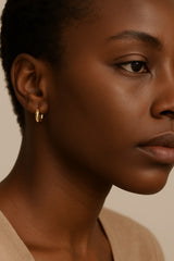 Mia PVD Gold-Plated Stainless Steel Earrings | Elegant Jewelry