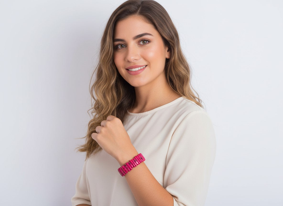 Fair trade Tagua bracelet