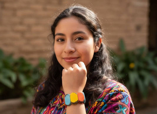 Fair trade Tagua bracelet