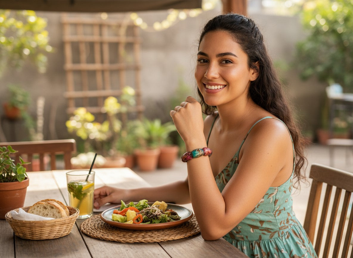 Fair trade Tagua bracelet