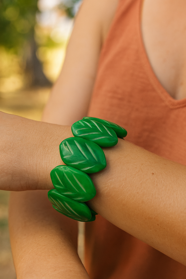 Alyssa Green Tagua Nut Bracelet