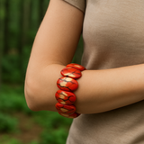 Brickell Red Tagua Nut Bracelet