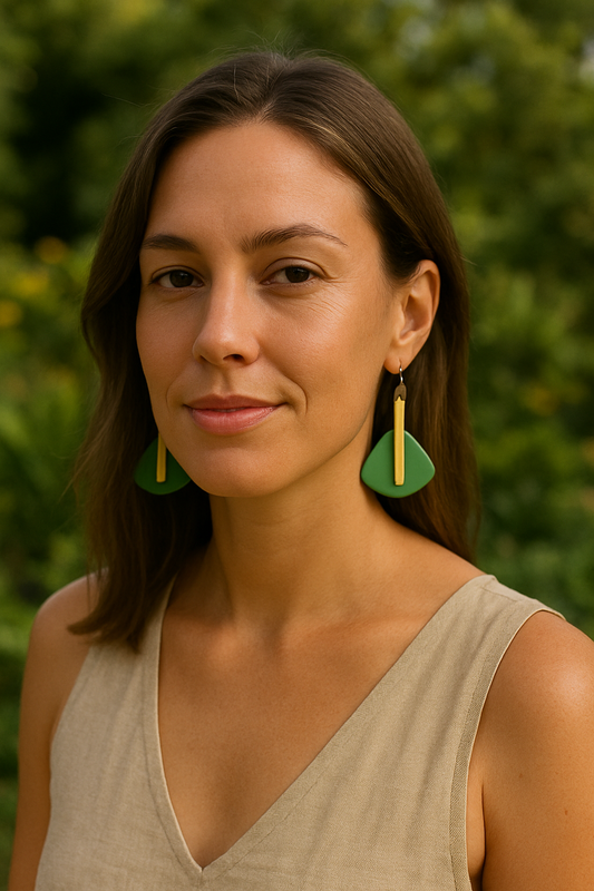 Fair trade Tagua earrings
