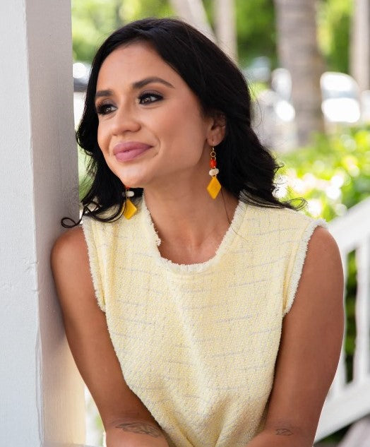 Marena Tagua Earrings| Fair Trade Handmade Jewelry