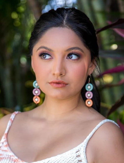 Fair trade Tagua earrings