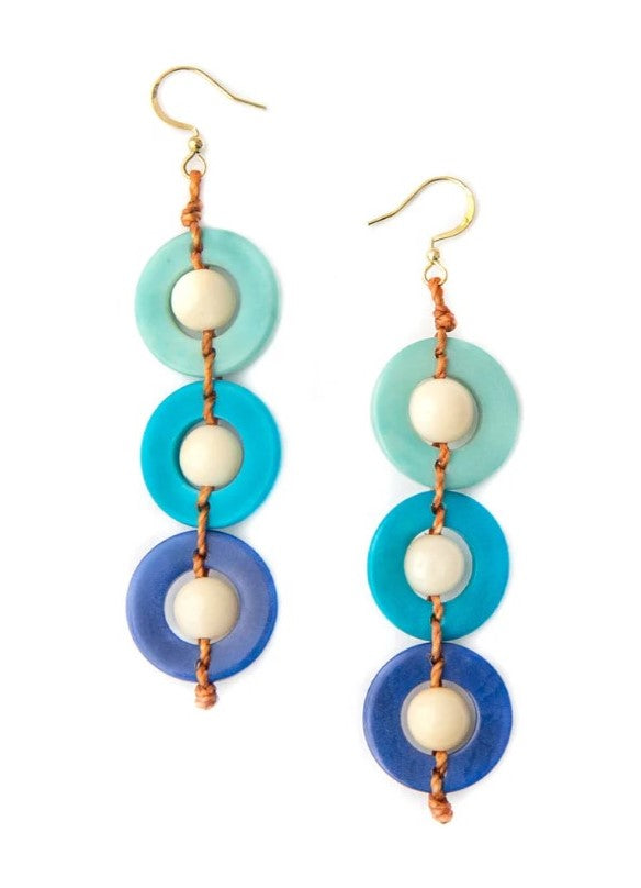 Fair trade Tagua earrings
