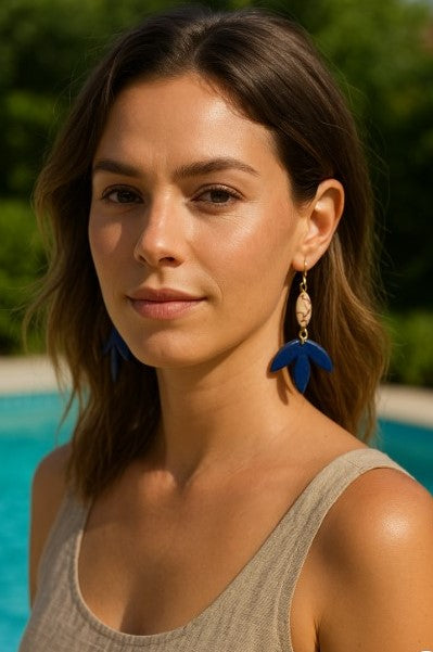 Fair trade Tagua earrings