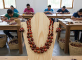 Tagua fair trade necklace and earrings set