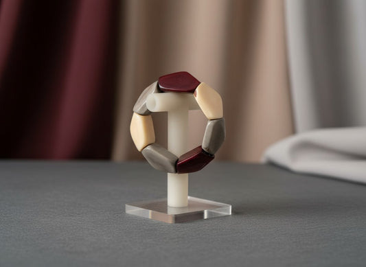 Fabiana multicolor Tagua Nut Bracelet