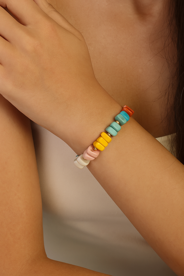 Zoraida Multicolor Tagua Nut Bracelet