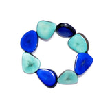 Alma Blue Tagua Nut Bracelet
