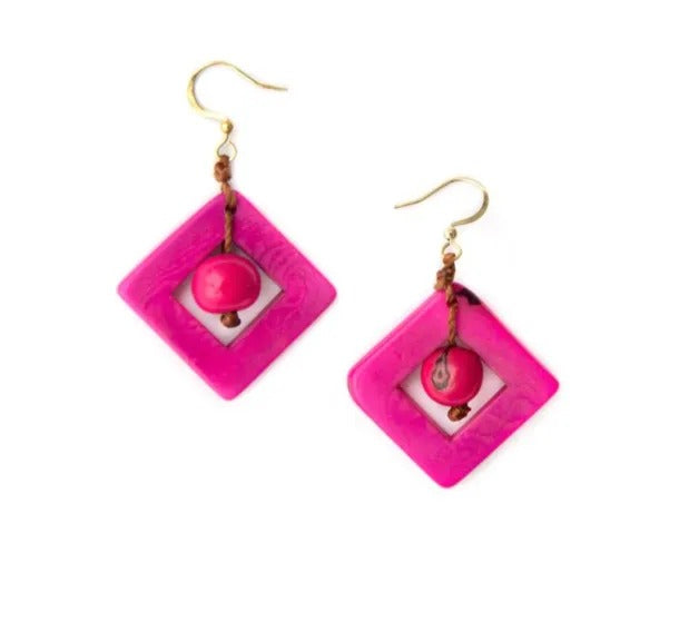 Tagua Earrings