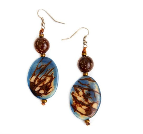 Tagua Earrings