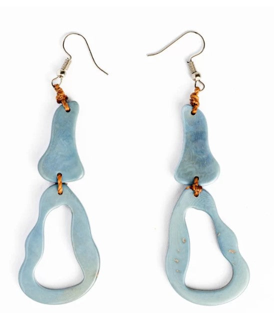 Fair trade Tagua earrings