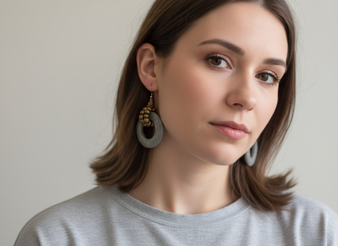 Fair Trade Tagua Earrings