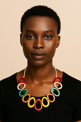 Marianitas Tagua Necklace |Multicolor