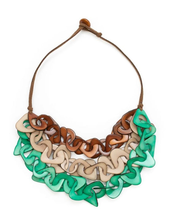 Vero Tagua Necklace| Chunky Handmade Ivory Jewelry