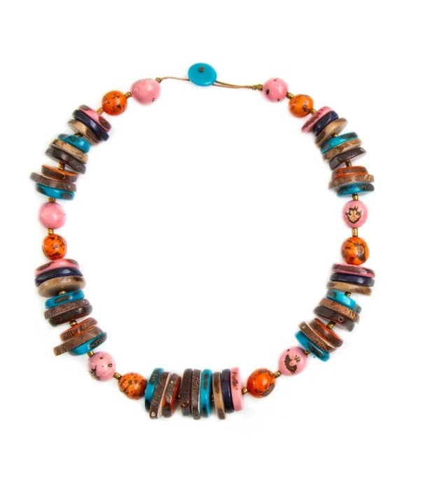 Ohio Tagua Nut Necklace| Handmade & Eco-Friendly