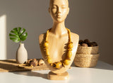 Tagua fair trade necklace
