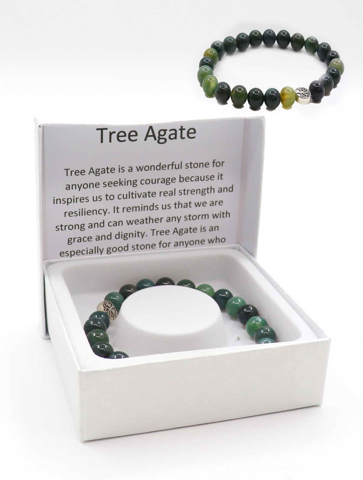 Tree Agate Bracelet 