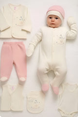 8-Piece Baby Clothing Set Swan design– 100% Cotton