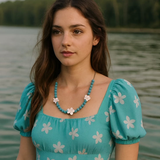 Turquoise Beaded Necklace