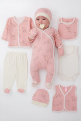 8-Piece Cotton Swan Baby Set Neutral Newborn Essentials