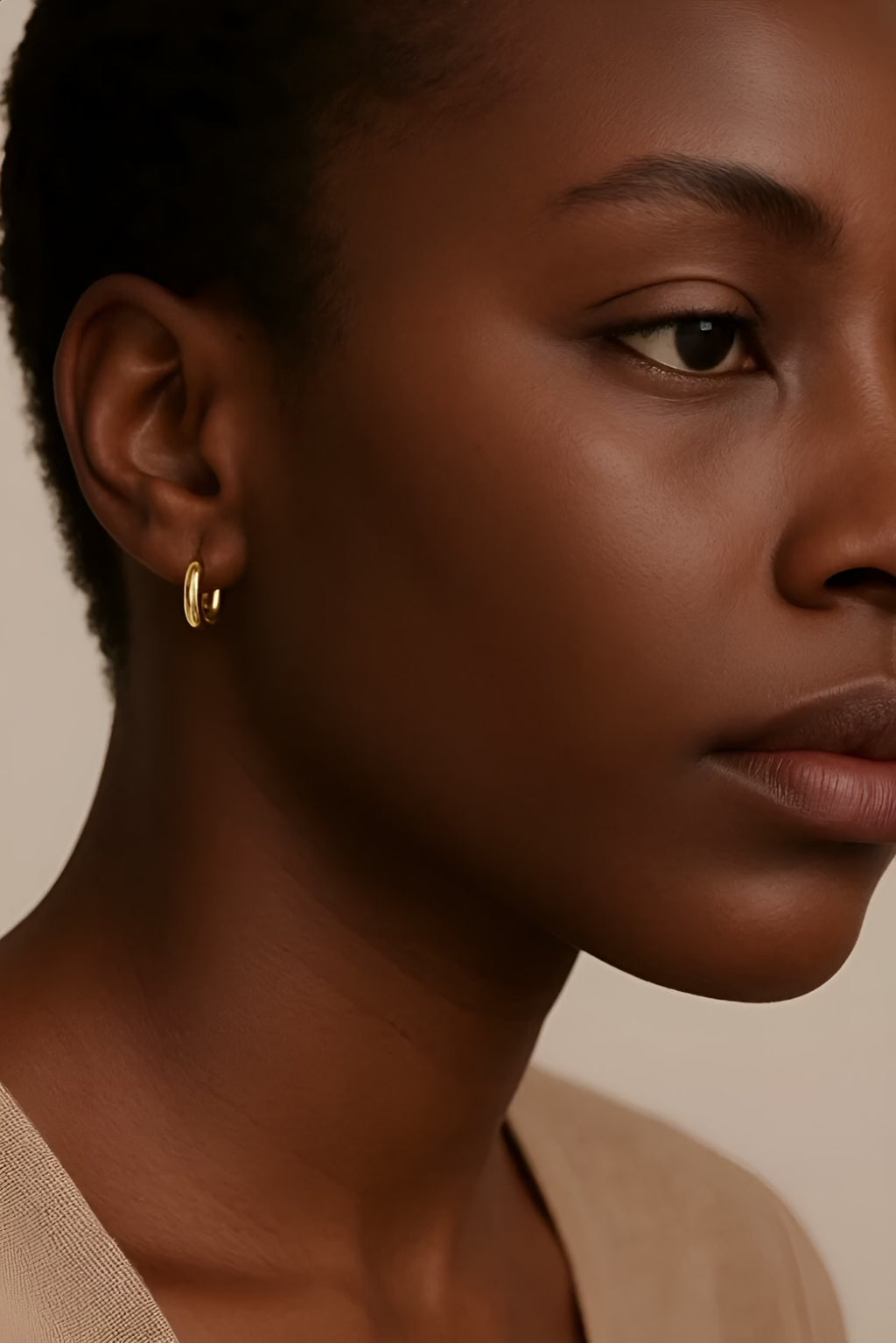 PVD Gold-Plated Stainless Steel Earrings