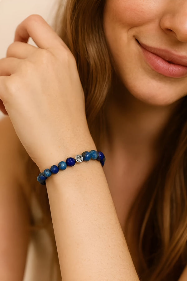 Lapis Lazuli Stone Bracelet | Natural Charm Jewelry