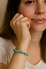 Amazonite Stone Bracelet | Natural Charm Jewelry