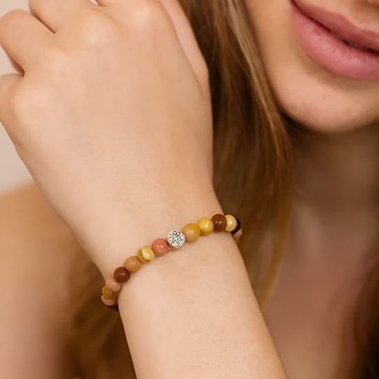 Mokaite Jasper Stone Bracelet