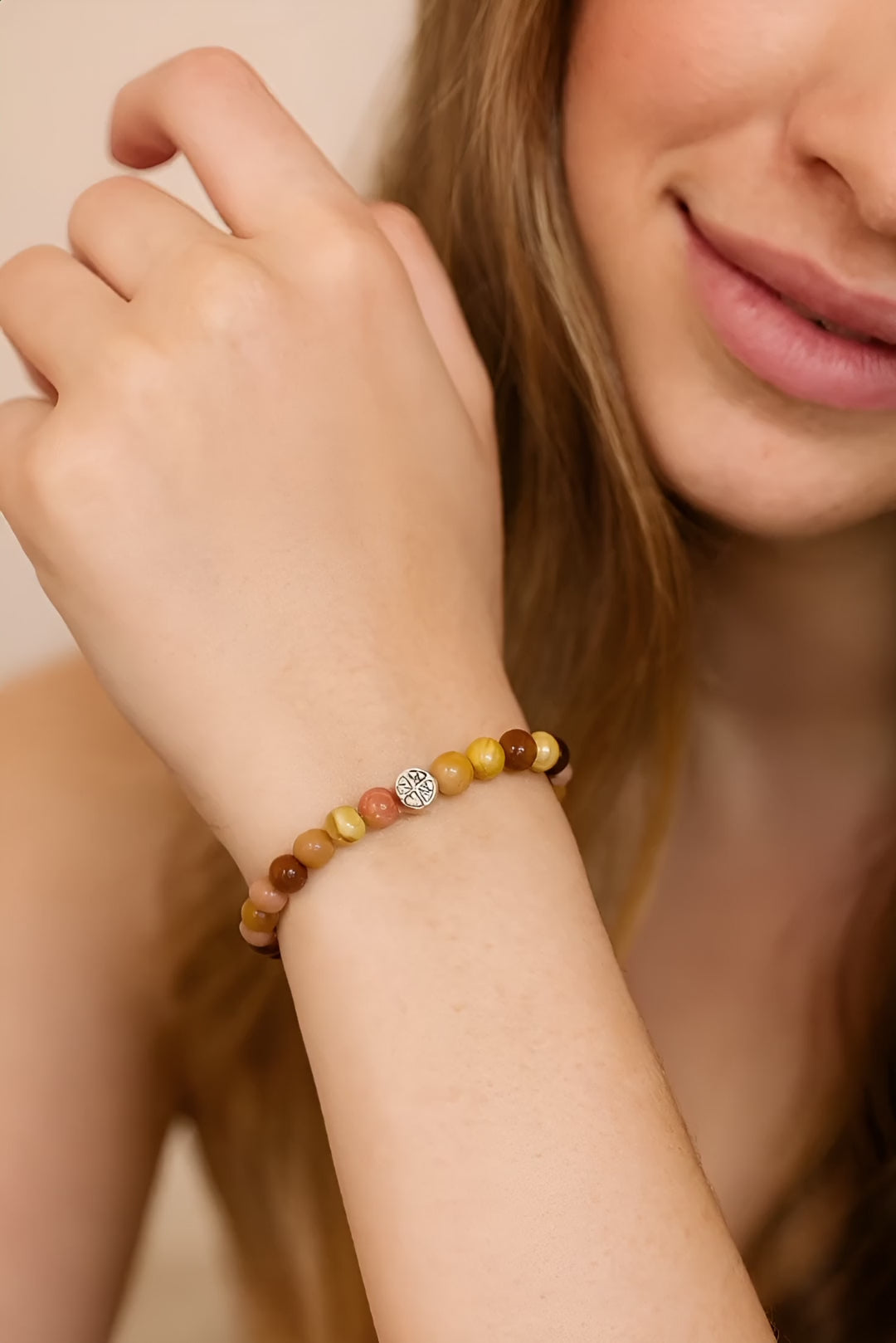 Mokaite Jasper Stone Bracelet