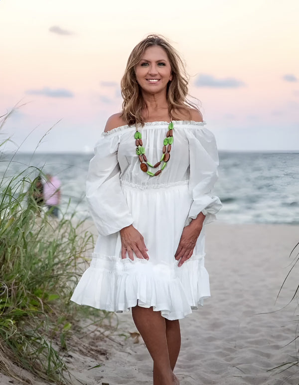Leilani Tagua Nut Necklace| Handmade Eco Jewelry
