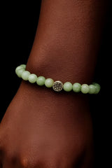 Green Jade Stone Bracelet | Prosperity Charm Jewelry