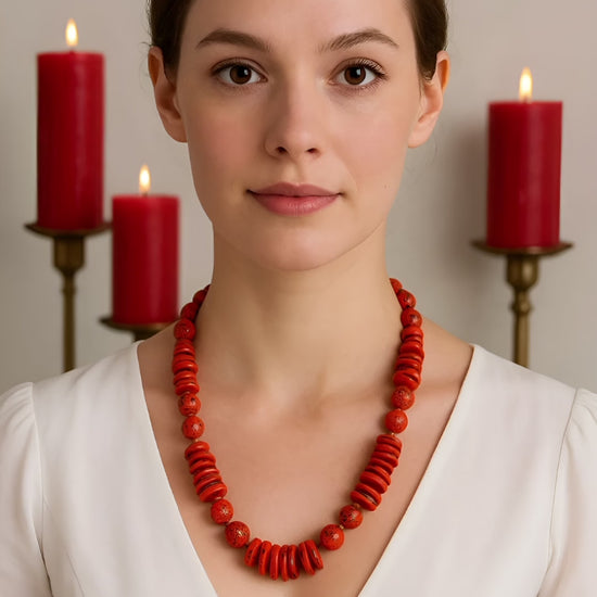 Fair trade Tagua necklace
