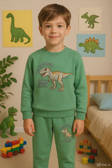 Toddler boys top and pants set – cotton elastane playwear – 1.5 to 3 years – made in Turkey

