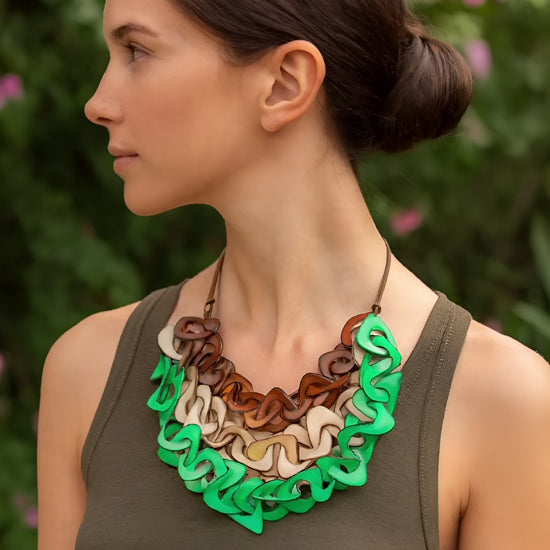 Fair trade Tagua Necklace 